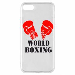Чехол для iPhone SE 2022 World Boxing - PrintSalon