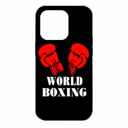 Чехол для iPhone 14 Pro World Boxing - PrintSalon