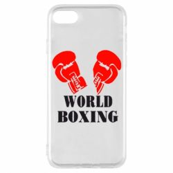 Чехол для iPhone 8 World Boxing - PrintSalon