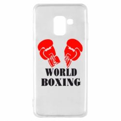 Чехол для Samsung A8 2018 World Boxing - PrintSalon