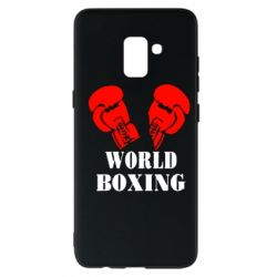 Чехол для Samsung A8+ 2018 World Boxing - PrintSalon