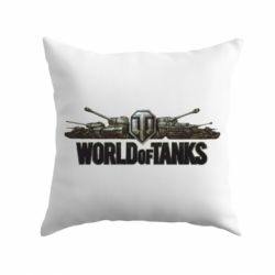 Подушка World Of Tanks 3D Logo