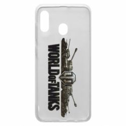 Чехол для Samsung A30 World Of Tanks 3D Logo - PrintSalon