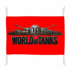 Флаг World Of Tanks 3D Logo