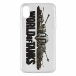 Чехол для iPhone X/Xs World Of Tanks 3D Logo