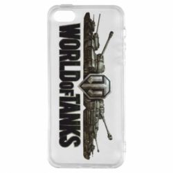Чехол для iPhone5/5S/SE World Of Tanks 3D Logo - PrintSalon