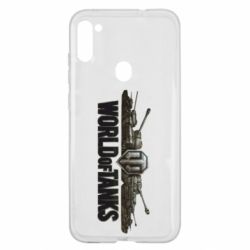 Чехол для Samsung A11/M11 World Of Tanks 3D Logo - PrintSalon
