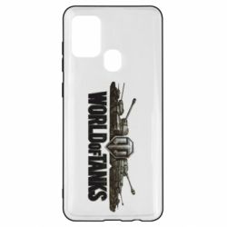Чехол для Samsung A21s World Of Tanks 3D Logo - PrintSalon