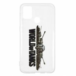 Чехол для Samsung M31 World Of Tanks 3D Logo - PrintSalon