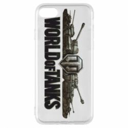 Чехол для iPhone 8 World Of Tanks 3D Logo