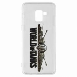 Чехол для Samsung A8+ 2018 World Of Tanks 3D Logo - PrintSalon