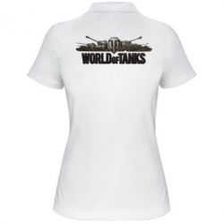 Женское поло World Of Tanks 3D Logo - PrintSalon