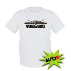Детская футболка World Of Tanks 3D Logo - PrintSalon