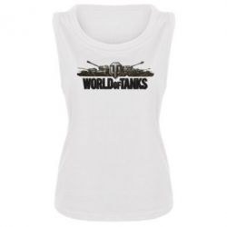 Женская майка World Of Tanks 3D Logo - PrintSalon