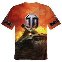 Чоловіча футболка 3D World of Tanks big emblem - PrintSalon