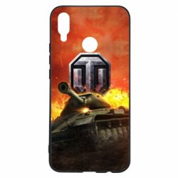 Чохол для Huawei P Smart Plus 2018 World of Tanks big emblem - PrintSalon