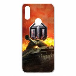 Чохол для Xiaomi Redmi 7 World of Tanks big emblem - PrintSalon