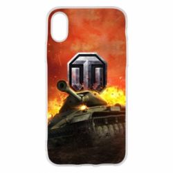Чохол для iPhone X/Xs World of Tanks big emblem - PrintSalon