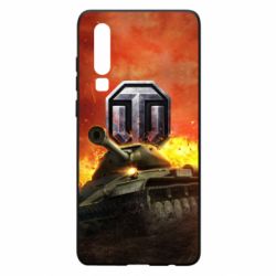 Чохол для Huawei P30 World of Tanks big emblem - PrintSalon