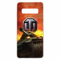 Чохол для Samsung S10+ World of Tanks big emblem - PrintSalon