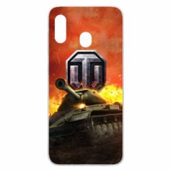 Чохол для Samsung A30 World of Tanks big emblem - PrintSalon