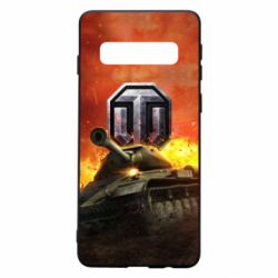 Чохол для Samsung S10 World of Tanks big emblem - PrintSalon