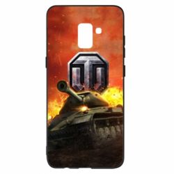 Чохол для Samsung A8+ 2018 World of Tanks big emblem - PrintSalon