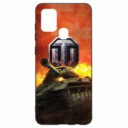 Чохол для Samsung A21s World of Tanks big emblem - PrintSalon