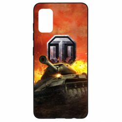 Чохол для Samsung A41 World of Tanks big emblem - PrintSalon