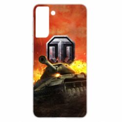 Чохол для Samsung S21+ World of Tanks big emblem - PrintSalon