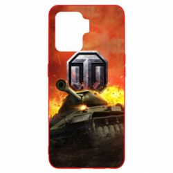 Чохол для Oppo Reno 5 Lite World of Tanks big emblem - PrintSalon