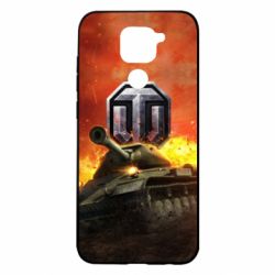 Чохол для Xiaomi Redmi Note 9 / Redmi 10X World of Tanks big emblem - PrintSalon