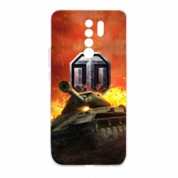 Чохол для Xiaomi Redmi 9 World of Tanks big emblem - PrintSalon