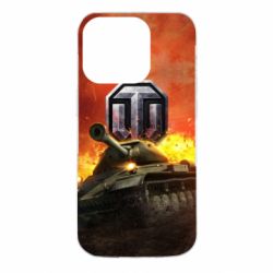 Чохол для iPhone 14 Pro World of Tanks big emblem - PrintSalon