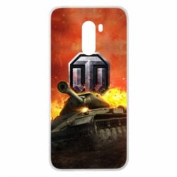 Чохол для Xiaomi Pocophone F1 World of Tanks big emblem - PrintSalon