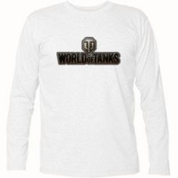 Футболка з довгим рукавом World Of Tanks Logo - PrintSalon