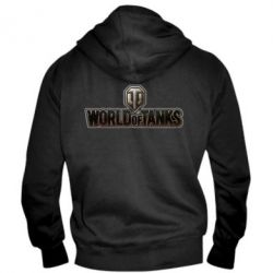 Чоловіче худі на блискавці World Of Tanks Logo - PrintSalon