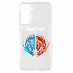 Чехол для Samsung S21 World of warcraft battle for azeroth - PrintSalon