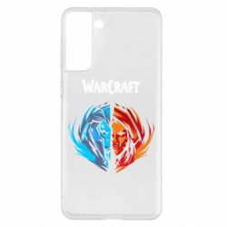 Чехол для Samsung S21+ World of warcraft battle for azeroth - PrintSalon