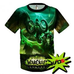 Детская 3D футболка World of warcraft Legion