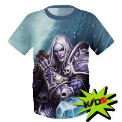 Дитяча 3D футболка World of Warcraft Lich King