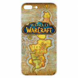 Чехол для iPhone 7 Plus World of Warcraft Map - PrintSalon