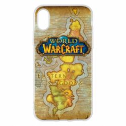 Чехол для iPhone X/Xs World of Warcraft Map - PrintSalon
