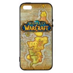 Чехол для iPhone5/5S/SE World of Warcraft Map - PrintSalon