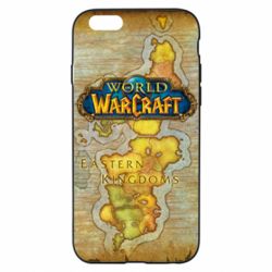 Чехол для iPhone 6/6S World of Warcraft Map - PrintSalon