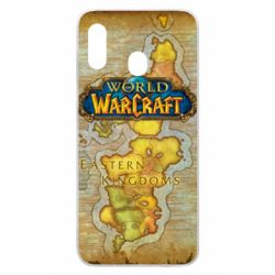 Чехол для Samsung A20 World of Warcraft Map - PrintSalon