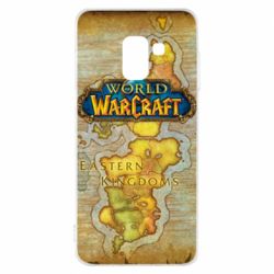 Чохол для Samsung A8 2018 World of Warcraft Map-PrintSalon Чохол для Samsung A8 2018 World of Warcraft Map