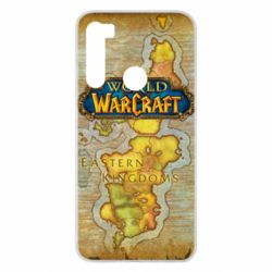 Чехол для Xiaomi Redmi Note 8 World of Warcraft Map - PrintSalon