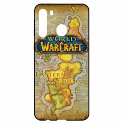 Чехол для Samsung A21 World of Warcraft Map - PrintSalon