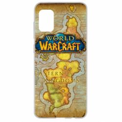 Чехол для Samsung A31 World of Warcraft Map - PrintSalon
